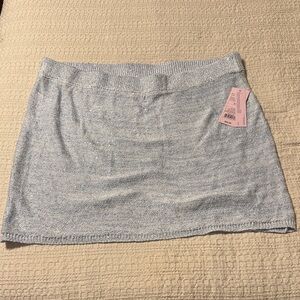 Women's Sequin Sweater Mini Skirt - Wild Fable Light Aqua Blue XL